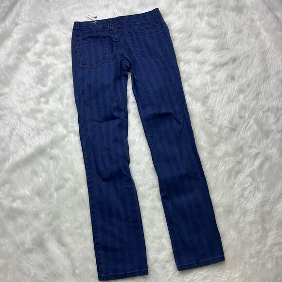 Y2k alt emo pinstripe jeans size 5/6 - Picture 4 of 4